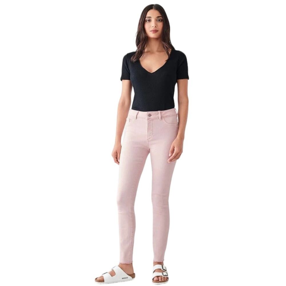 NWT DL1961 Florence Ankle Mid Rise Instasculpt Skinny Camellia Jean Size 23